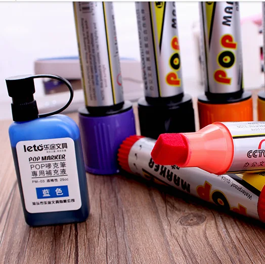20mm Poster Pen Art Advertising Pens Painting Pen POP marker pen 12 colors papelaria graffiti
20mm Poster Pen Art Advertising Pens Painting Pen POP marker pen 12 colors papelaria graffiti