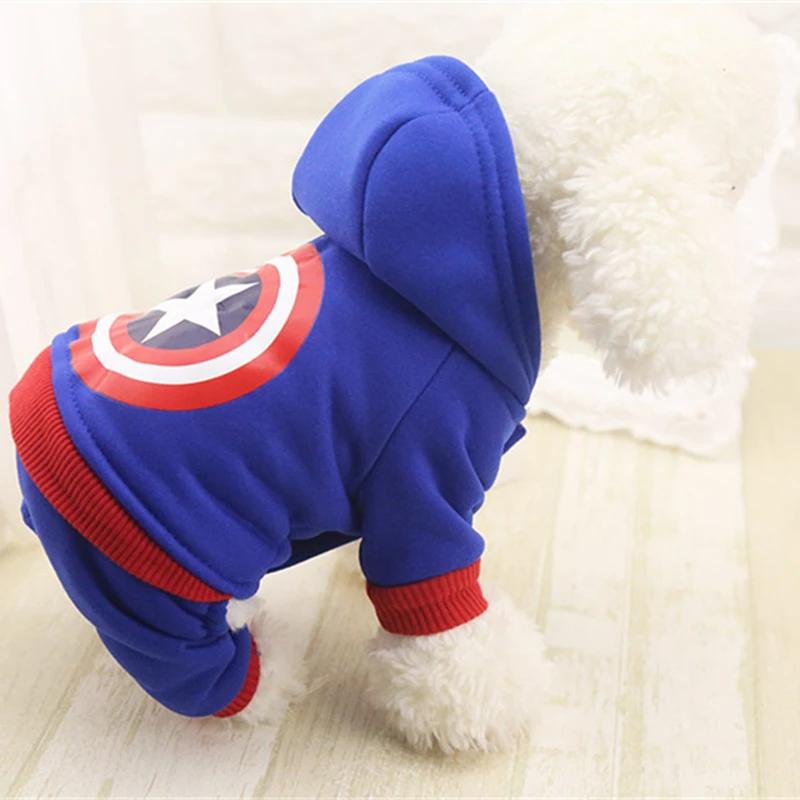 Cute Dog Clothes Warm Pet Coat Outfit For Dog Puppy Costume Dog Clothes for Small Dogs America Captain Clothing WY002
Cute Dog Clothes Warm Pet Coat Outfit For Dog Puppy Costume Dog Clothes for Small Dogs America Captain Clothing WY002