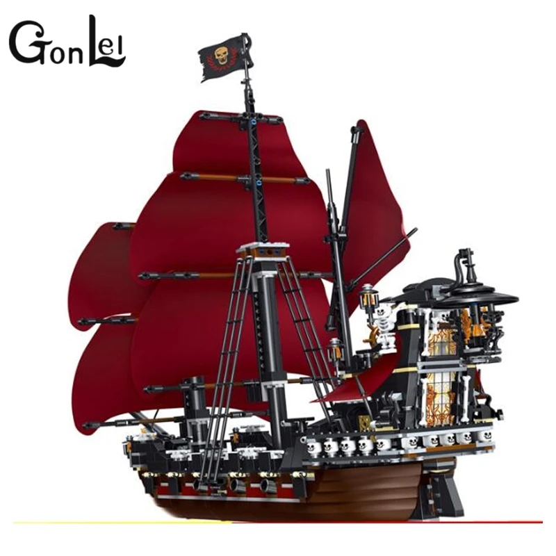 GonLeI 39008 1222pcs Queen Anne's Revenge Pirates Of Caribbean Lele Building Block Compatible Legoinglys Brick Toy
GonLeI 39008 1222pcs Queen Anne's Revenge Pirates Of Caribbean Lele Building Block Compatible Legoinglys Brick Toy