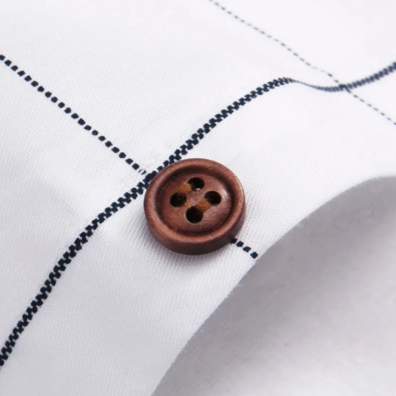 Plaid Shirt Men Long Sleeve Slim Fit White M-5XL 100% Cotton Dress Shirts Male Clothes Social Vintage Summer Casual Shirts Men Plaid Shirt Men Long Sleeve Slim Fit White M-5XL 100% Cotton Dress Shirts Male Clothes Social Vintage Summer Casual Shirts Men
