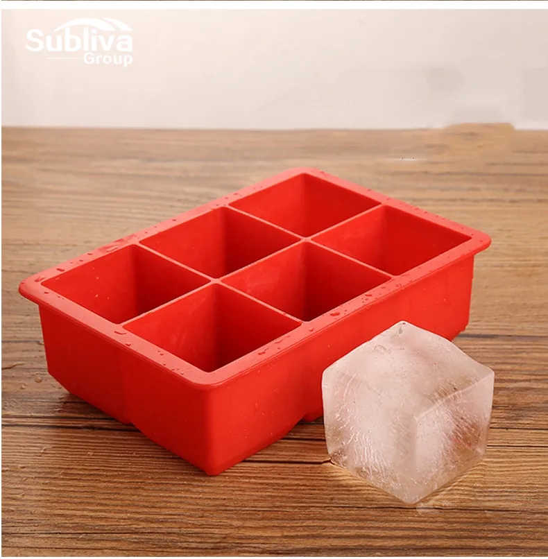DIY Creative Big Ice Cube Mold Square Shape Silicone Ice Tray Fruit Ice Cube Maker Bar Kitchen Accessories
DIY Creative Big Ice Cube Mold Square Shape Silicone Ice Tray Fruit Ice Cube Maker Bar Kitchen Accessories