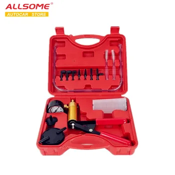 ALLSOME Hand Held DIY Brake Fluid Bleeder Tools Vacuum Pistol Pump Tester Kit Aluminum Pump Body Pressure Vacuum Gauge HT1190
ALLSOME Hand Held DIY Brake Fluid Bleeder Tools Vacuum Pistol Pump Tester Kit Aluminum Pump Body Pressure Vacuum Gauge HT1190