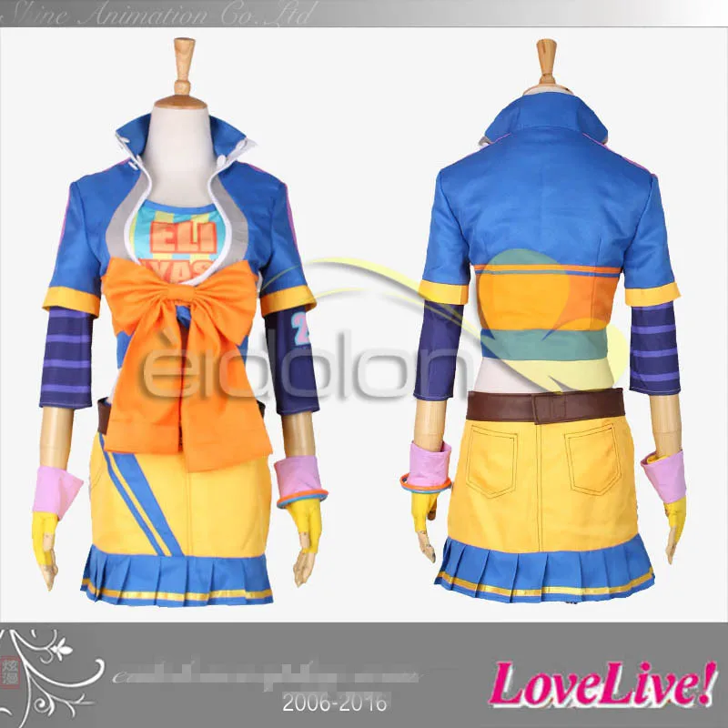 Image Love Live Eli Ayase Uniforms Baseball Awken Dress Cosplay Costume Custom Made Free Shipping
