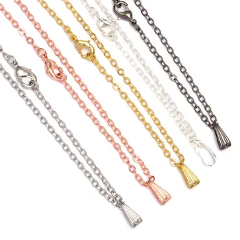 10pcs 70cm Necklace Chains Brass Bulk Chains Pendant Clasps Silver/Gold/Gun Black Color Simple Style Chain for Necklace DIY
10pcs 70cm Necklace Chains Brass Bulk Chains Pendant Clasps Silver/Gold/Gun Black Color Simple Style Chain for Necklace DIY