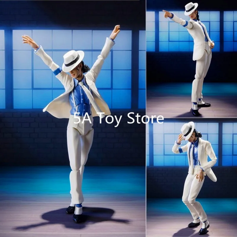 SHFiguarts Michael Jackson Figure Toy SMOOTH CRIMINAL MJ Moonwalk Beat It Billie Jean Collection Model Toy 14CM
SHFiguarts Michael Jackson Figure Toy SMOOTH CRIMINAL MJ Moonwalk Beat It Billie Jean Collection Model Toy 14CM