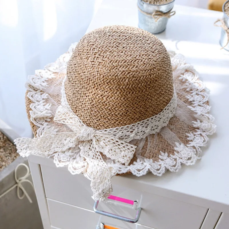 Korean children Straw Hat Girls beach sun protection baby shade fisherman hat spring and summer seaside hand-woven lace hat
Korean children Straw Hat Girls beach sun protection baby shade fisherman hat spring and summer seaside hand-woven lace hat