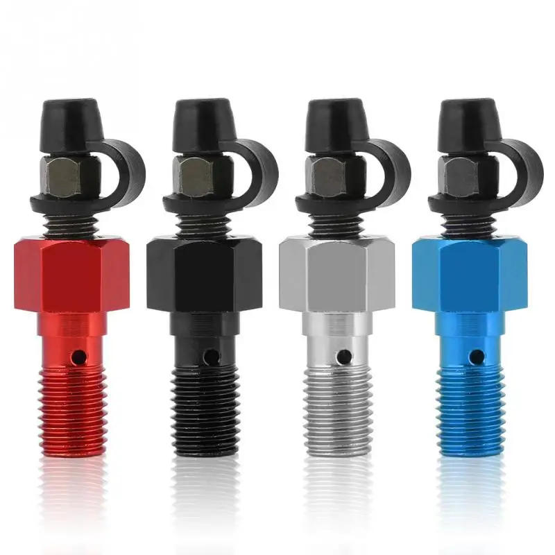 Motorcycle Brake Master Cylinder Caliper Bleed Screw Nipple Banjo Bolt + Dust Cap M10x1.25mm Aluminum Motorcycle Accessories
Motorcycle Brake Master Cylinder Caliper Bleed Screw Nipple Banjo Bolt + Dust Cap M10x1.25mm Aluminum Motorcycle Accessories