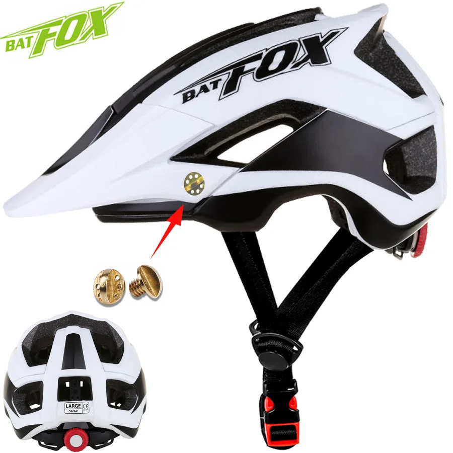 BATFOX New Bike Cycling Helmet Ultralight In-mold Cycling Helmet With Visor Outdoor Sport mtb Road bike helmet casco ciclismo
BATFOX New Bike Cycling Helmet Ultralight In-mold Cycling Helmet With Visor Outdoor Sport mtb Road bike helmet casco ciclismo