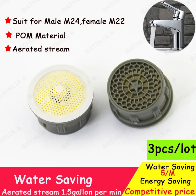 3pcs Water Saving faucet aerators Insert Faucet Spout filter Replacement with NSF,ACS,CE approved suit for M22&M24
3pcs Water Saving faucet aerators Insert Faucet Spout filter Replacement with NSF,ACS,CE approved suit for M22&M24
