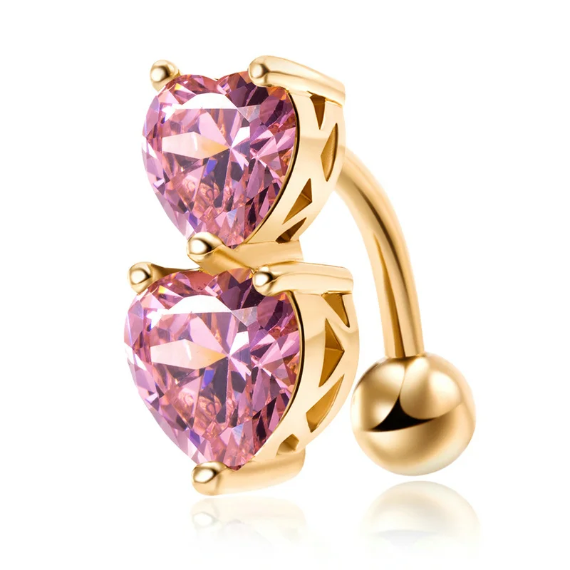 Fashion Brand Zircon Belly Rings Charm Crystal Body Jewelry Belly Button Heart Ring Body Piercing Navel Piercing
Fashion Brand Zircon Belly Rings Charm Crystal Body Jewelry Belly Button Heart Ring Body Piercing Navel Piercing