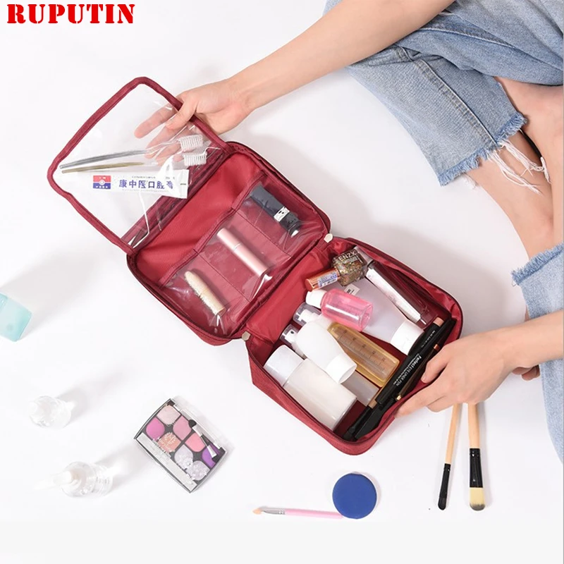 RUPUTIN New Waterproof Men Makeup Bag Oxford Travel Organizer Cosmetic Bags For Women Necessaries Make Up Case Wash Toiletry Bag
RUPUTIN New Waterproof Men Makeup Bag Oxford Travel Organizer Cosmetic Bags For Women Necessaries Make Up Case Wash Toiletry Bag