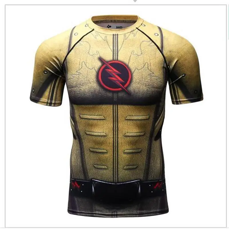 Compression Shirt Flash 3D Printed T-shirts Men Raglan short Sleeve Superman Flash Cosplay Costume Fitness Clothing Tops Male
Compression Shirt Flash 3D Printed T-shirts Men Raglan short Sleeve Superman Flash Cosplay Costume Fitness Clothing Tops Male