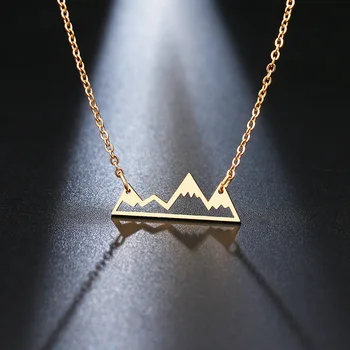 DOTIFI Stainless Steel Necklace Minimalist Mountain Top Pendant Snowy Mountain Necklace Hiking Outdoor Travel Jewelry Mountains
DOTIFI Stainless Steel Necklace Minimalist Mountain Top Pendant Snowy Mountain Necklace Hiking Outdoor Travel Jewelry Mountains