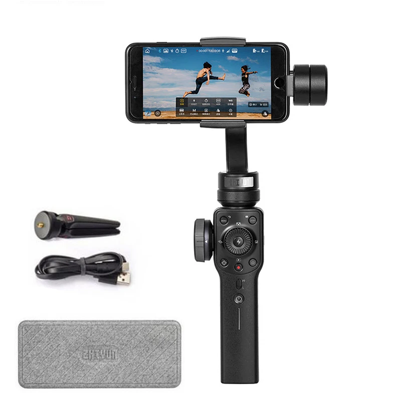 Zhiyun Smooth 4 3-Axis Smartphone Anti-shake Handheld Gimbal Stabilizer for iPhone X XS XR 7 8 Plus Samsung S10 S9 Action Camera
Zhiyun Smooth 4 3-Axis Smartphone Anti-shake Handheld Gimbal Stabilizer for iPhone X XS XR 7 8 Plus Samsung S10 S9 Action Camera