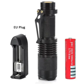 LED Flashlight set T6 980lm 3-Mode White Light LED Torch Lamp Zoomable Flashlight Torchlight w/ 18650 Battery + Charger
LED Flashlight set T6 980lm 3-Mode White Light LED Torch Lamp Zoomable Flashlight Torchlight w/ 18650 Battery + Charger