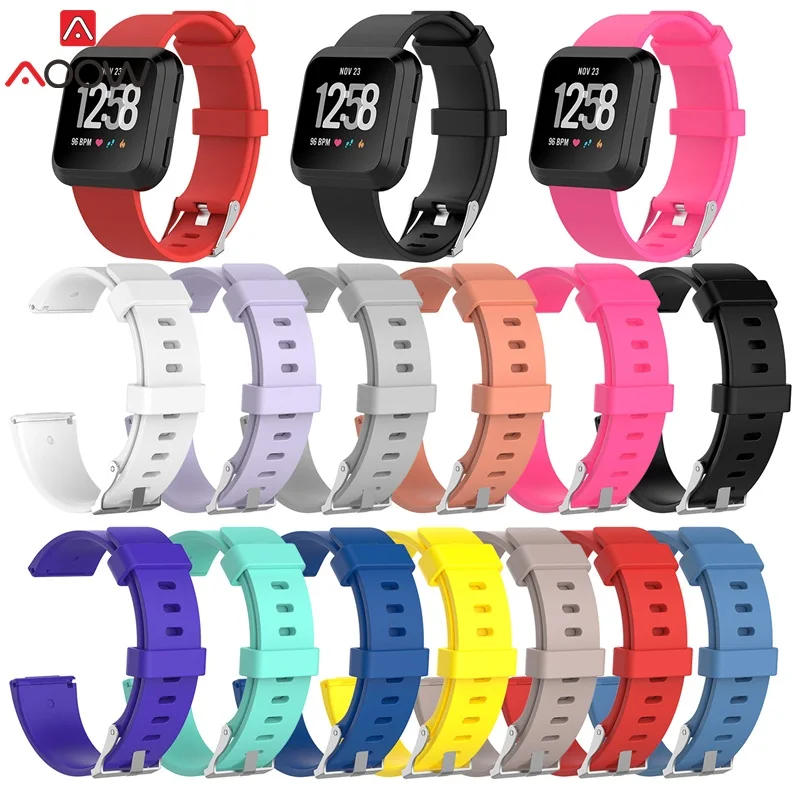 1Pcs Soft Silicone Replacement Sport Wristband Watch Band Strap for Fitbit Versa Bracelet Wrist Watchband Colorful S L Size
1Pcs Soft Silicone Replacement Sport Wristband Watch Band Strap for Fitbit Versa Bracelet Wrist Watchband Colorful S L Size
