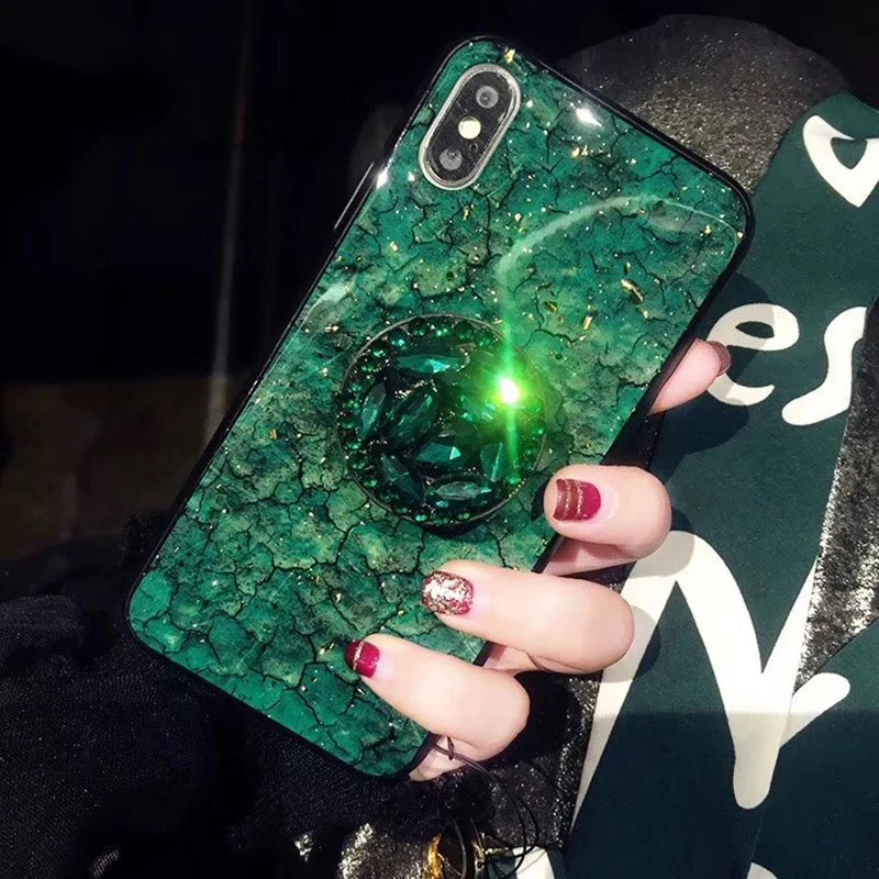 Luxury Diamond Marble Glitter silicon phone case for iphone 7 8 6 5 plus X XR XS MAX holder stand Cover For Samsung S8 S9 Note 9
Luxury Diamond Marble Glitter silicon phone case for iphone 7 8 6 5 plus X XR XS MAX holder stand Cover For Samsung S8 S9 Note 9