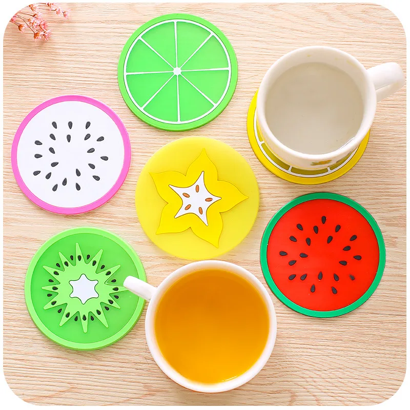 1pc Hot Coaster Fruit Shape Silicone Cup Pad Slip Insulation Pad Cup Mat Pad Hot Drink Holder Silicone Mat Kitchen Products
1pc Hot Coaster Fruit Shape Silicone Cup Pad Slip Insulation Pad Cup Mat Pad Hot Drink Holder Silicone Mat Kitchen Products