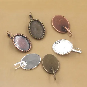 Blank French Wire Clip Hook Earrings Bases 13x18mm 18x25mm Oval Bezel Resin Cabochons Ear Clips DIY Findings Multi-color Plated
Blank French Wire Clip Hook Earrings Bases 13x18mm 18x25mm Oval Bezel Resin Cabochons Ear Clips DIY Findings Multi-color Plated