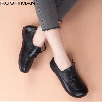 2018 autumn winter Genuine Leather Handmade shoes soft bottom Round Toe Lace-Up flat shoes non-slip Casual Work Driving Shoes
2018 autumn winter Genuine Leather Handmade shoes soft bottom Round Toe Lace-Up flat shoes non-slip Casual Work Driving Shoes