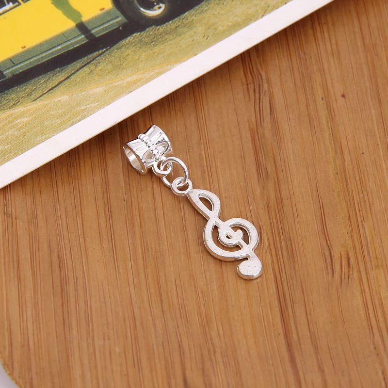 15 pcs silver plated big hole bead fit Pandora charm Note pendants for European bracelet DIY jewelry 28184
15 pcs silver plated big hole bead fit Pandora charm Note pendants for European bracelet DIY jewelry 28184