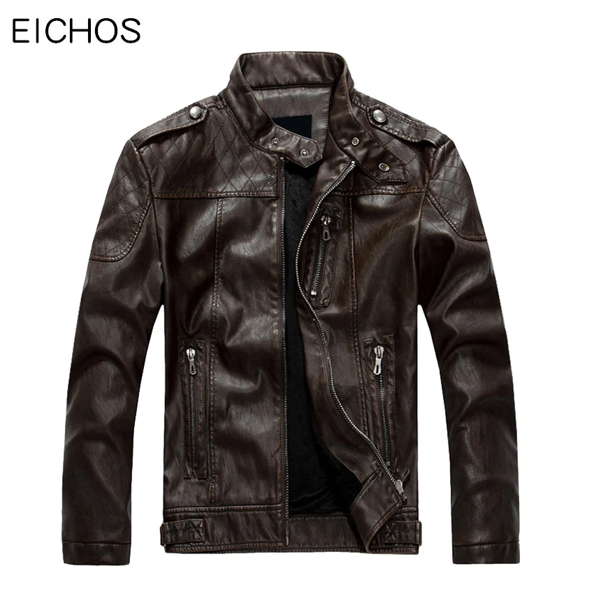 EICHOS Men High Quality Leather Jackets Fashion Motorcycle Leather Jacket Casual Coats Western Cowboy Men Faux Jacket
EICHOS Men High Quality Leather Jackets Fashion Motorcycle Leather Jacket Casual Coats Western Cowboy Men Faux Jacket