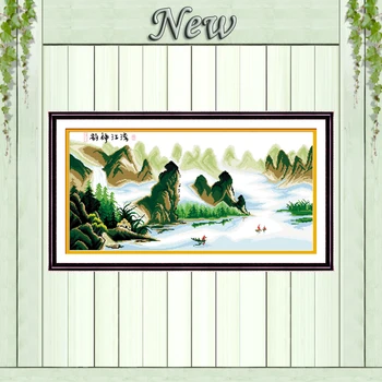 Romantic charm of the Li River painting counted print on canvas DMC 14CT 11CT Chinese Cross Stitch Needlework Set Embroider kits
Romantic charm of the Li River painting counted print on canvas DMC 14CT 11CT Chinese Cross Stitch Needlework Set Embroider kits