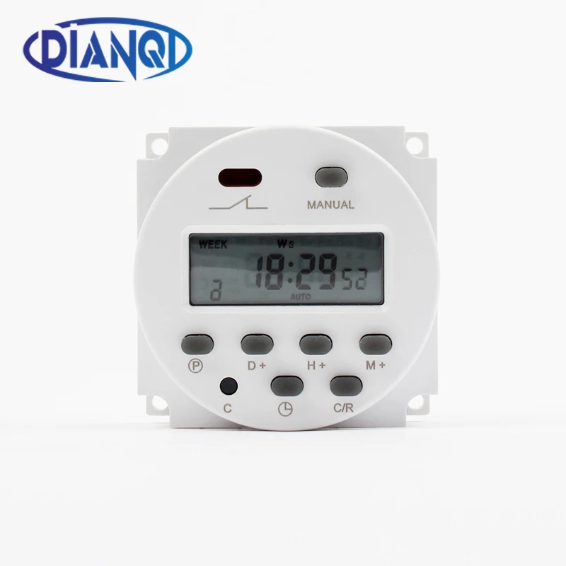CN101A AC 220V 230V 240V Digital LCD Power Timer weekly 7days Programmable Time Switch Relay 8A TO 16A TIMER 10A CN101 mini
CN101A AC 220V 230V 240V Digital LCD Power Timer weekly 7days Programmable Time Switch Relay 8A TO 16A TIMER 10A CN101 mini