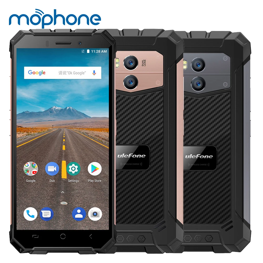 Ulefone Armor X 4G Mobile Phone IP68 Waterproof Android 8.1 5.5Inch HD MT6739 Quad Core 16GB+2GB 13MP Face ID 5500mAh Smartphone
Ulefone Armor X 4G Mobile Phone IP68 Waterproof Android 8.1 5.5Inch HD MT6739 Quad Core 16GB+2GB 13MP Face ID 5500mAh Smartphone