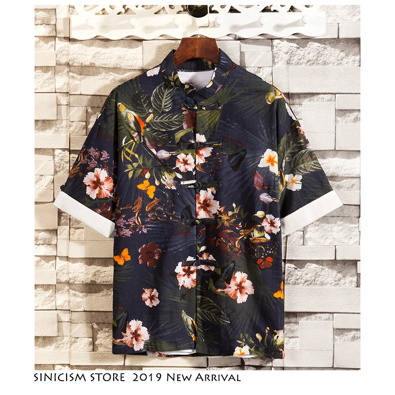 Sinicism Store Men Japan Print Casual Shirts 2019 Mens Thin Buckle Shirt Chinese Style Summer Male Short Sleeve Shirts Plus Size
Sinicism Store Men Japan Print Casual Shirts 2019 Mens Thin Buckle Shirt Chinese Style Summer Male Short Sleeve Shirts Plus Size