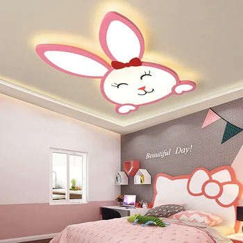 Bedroom lamp warm romantic led ceiling lights Rabbit simple modern creative cartoon Girl study children's room ceiling lamps
Bedroom lamp warm romantic led ceiling lights Rabbit simple modern creative cartoon Girl study children's room ceiling lamps