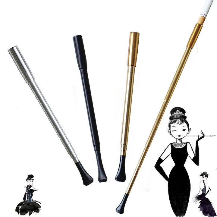 cigarette smoke cigarette holder telescopic long cigarette rod Audrey Hepburn with the camera to perform props back
cigarette smoke cigarette holder telescopic long cigarette rod Audrey Hepburn with the camera to perform props back