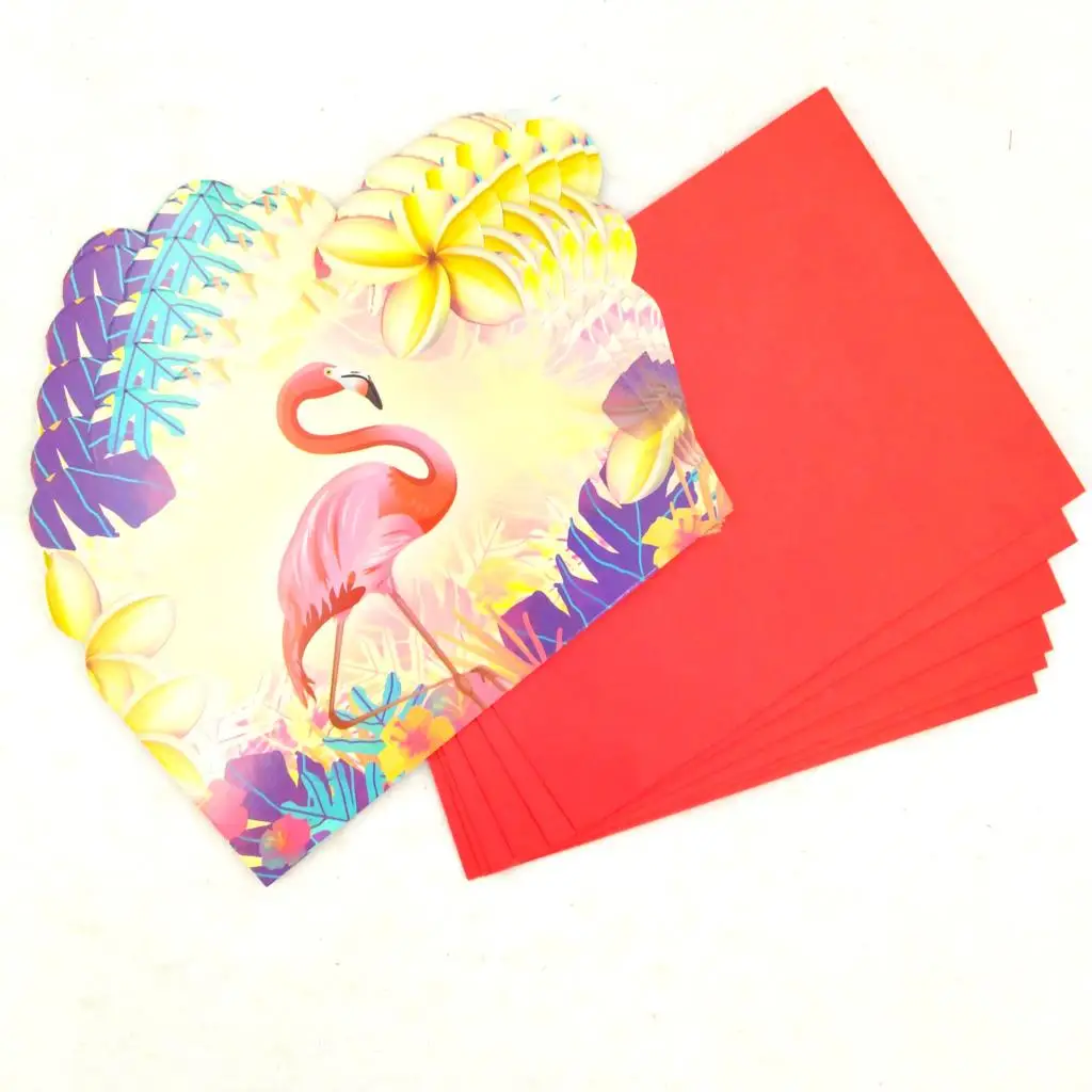 6pcs/set Flamingo Theme Invitation Card Party Supplies Birthday Decor Invitations for Kids Birthday Party Decoration
6pcs/set Flamingo Theme Invitation Card Party Supplies Birthday Decor Invitations for Kids Birthday Party Decoration