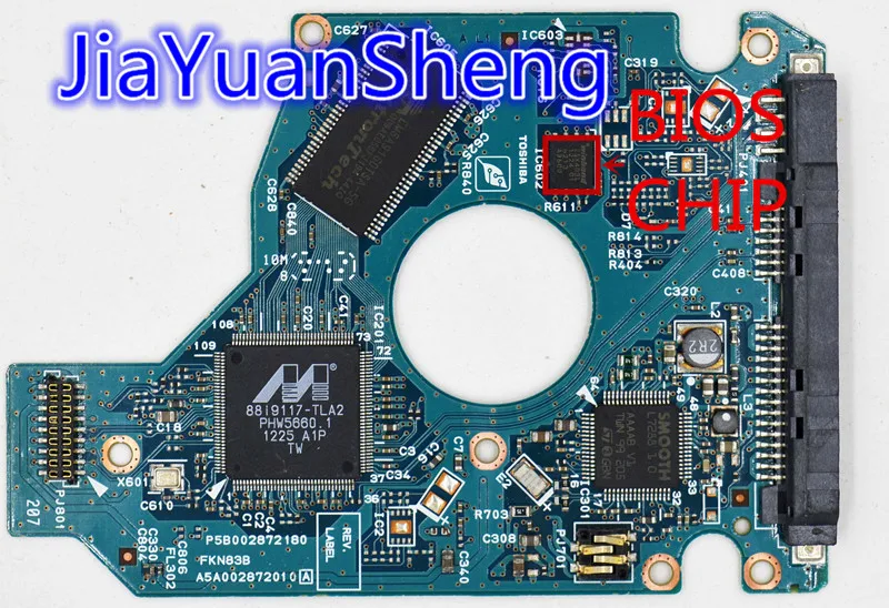 HDD PCB for TOSHIBA /Logic Board / G002872A / MK6461GSYN , MK3265GSX , MK5061GSYN
HDD PCB for TOSHIBA /Logic Board / G002872A / MK6461GSYN , MK3265GSX , MK5061GSYN