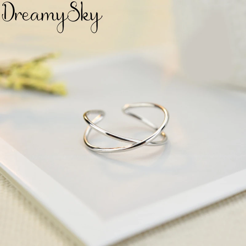 DreamySky Real 925 Sterling Silver Rings For Women Wedding Engagement Jewelry Vintage Antique Open Finger Cross Rings Bijoux
DreamySky Real 925 Sterling Silver Rings For Women Wedding Engagement Jewelry Vintage Antique Open Finger Cross Rings Bijoux