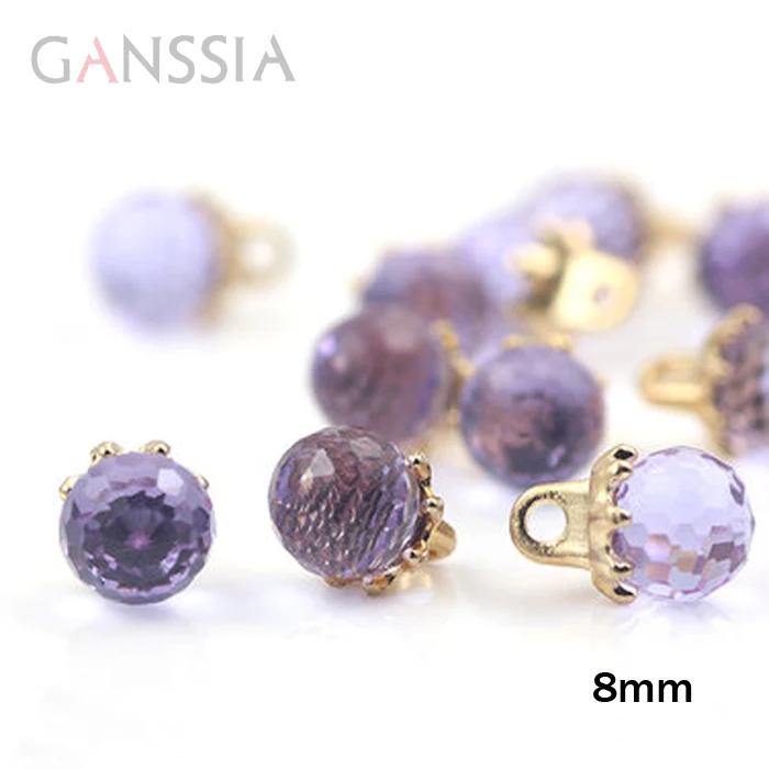 10pcs/lot Size:8mm Light purple imitation crystal round buttons, DIY scrapbooking Garment embellishment buttons. (SS-98-8)
10pcs/lot Size:8mm Light purple imitation crystal round buttons, DIY scrapbooking Garment embellishment buttons. (SS-98-8)