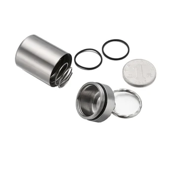 Mini small pot emergency pill bottle seal Box 304 Stainless Steel Waterproof Bottle Outdoor Keychain Hanging bottle
Mini small pot emergency pill bottle seal Box 304 Stainless Steel Waterproof Bottle Outdoor Keychain Hanging bottle
