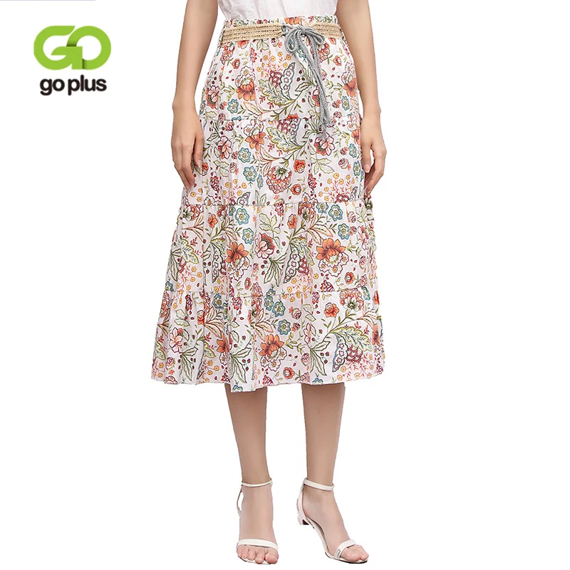 GOPLUS 2019 Spring Fashion Print Skirt Women High Waist Bohemian long Skirt plus size befree Beach party female Boho Maxi Skirt
GOPLUS 2019 Spring Fashion Print Skirt Women High Waist Bohemian long Skirt plus size befree Beach party female Boho Maxi Skirt