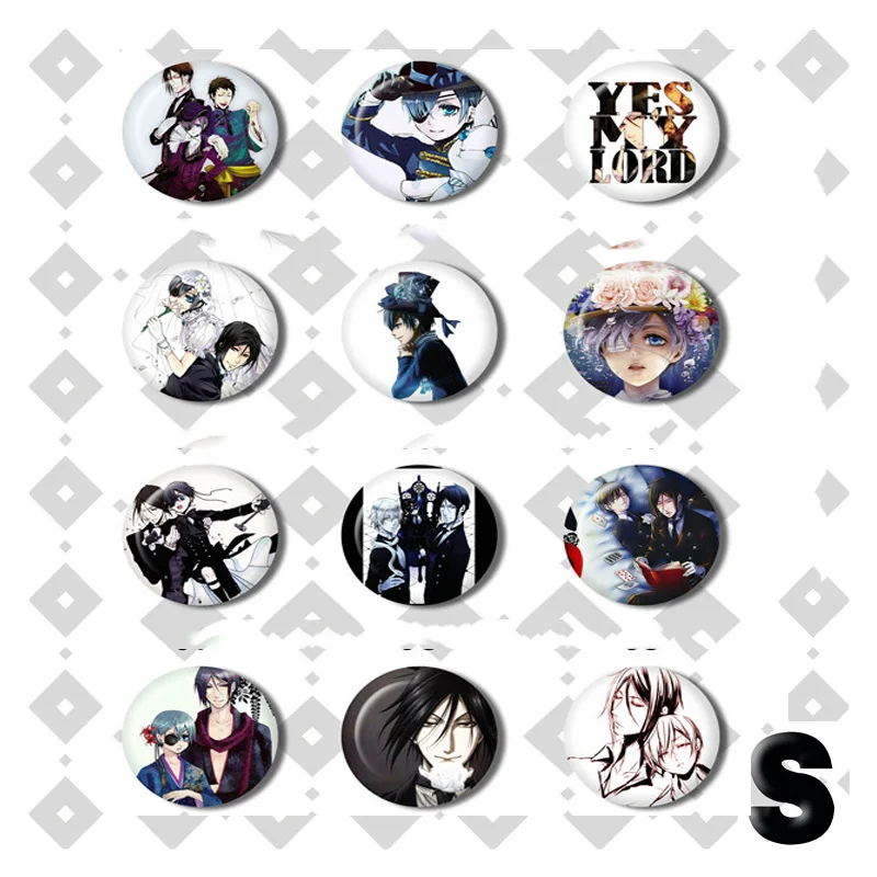 1pcs Anime Badge Black Butler Kuroshitsuji Sebastian Liu Brooch Badge Pins Backpack decoration Badge Brooches
1pcs Anime Badge Black Butler Kuroshitsuji Sebastian Liu Brooch Badge Pins Backpack decoration Badge Brooches