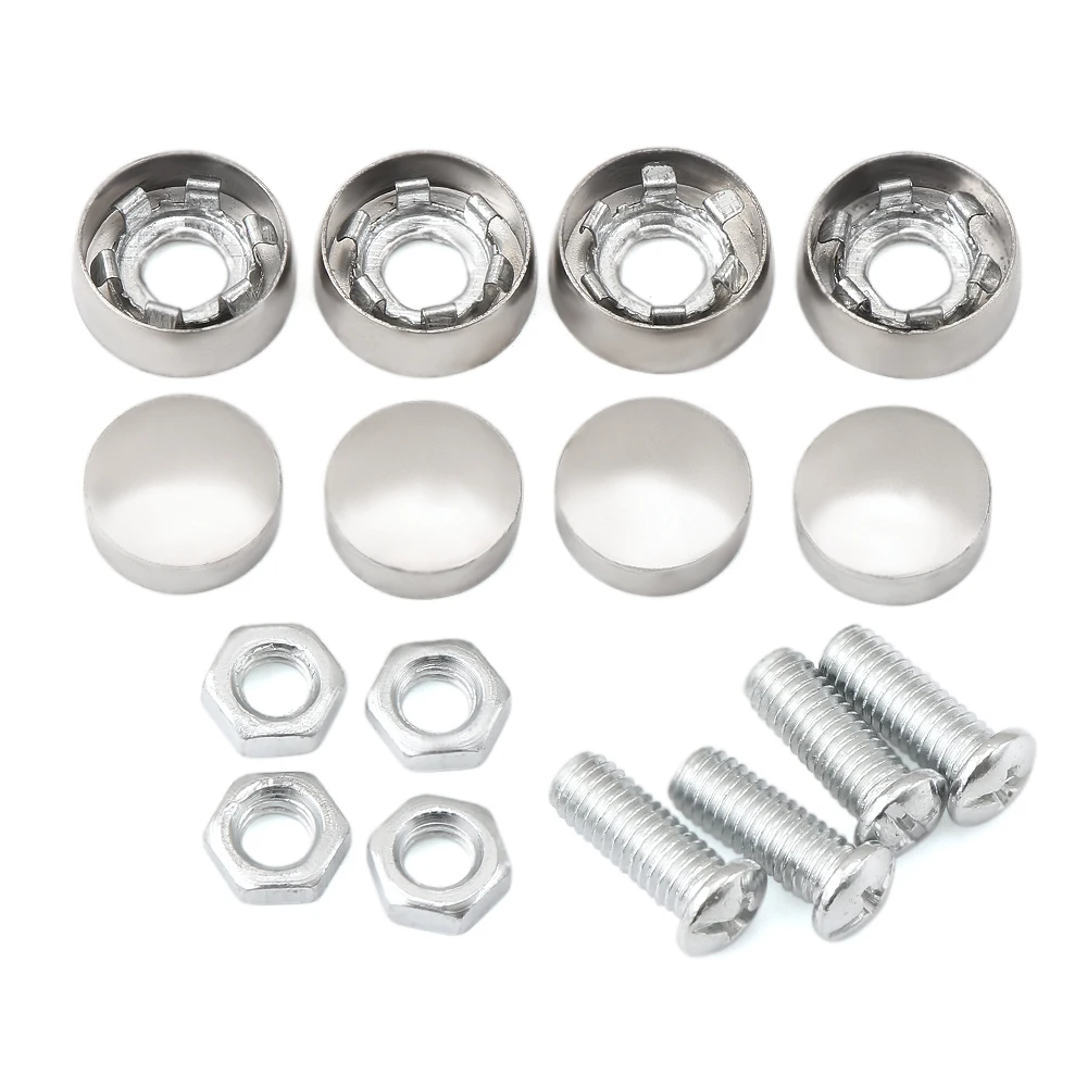 16pcs Car White Hinged Cover Cap Number Plate Fitting Fixing Self Tapping Screw For License Plate
16pcs Car White Hinged Cover Cap Number Plate Fitting Fixing Self Tapping Screw For License Plate