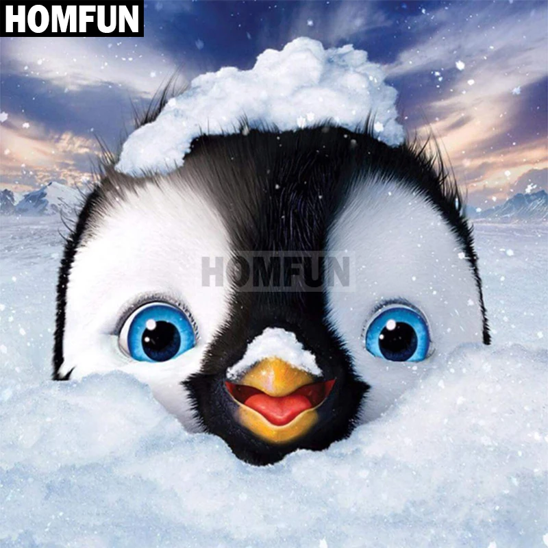 HOMFUN Full Square/Round Drill 5D DIY Diamond Painting "Snow Penguin" Embroidery Cross Stitch 5D Home Decor Gift A02420
HOMFUN Full Square/Round Drill 5D DIY Diamond Painting "Snow Penguin" Embroidery Cross Stitch 5D Home Decor Gift A02420