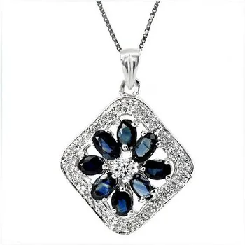 Collares Qi Xuan_Dark Blue Stone Flower Pendant Necklace_Real Necklace_Quality Guaranteed_Manufacturer Directly Sales
Collares Qi Xuan_Dark Blue Stone Flower Pendant Necklace_Real Necklace_Quality Guaranteed_Manufacturer Directly Sales