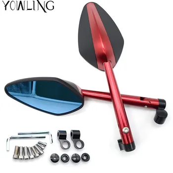 CNC Aluminum Motorcycle Rearview Mirrors Rear View Side Mirror Universal for HONDA KAWASAKI YAMAHA KTM DUCATI APRILIA RSV250R
CNC Aluminum Motorcycle Rearview Mirrors Rear View Side Mirror Universal for HONDA KAWASAKI YAMAHA KTM DUCATI APRILIA RSV250R