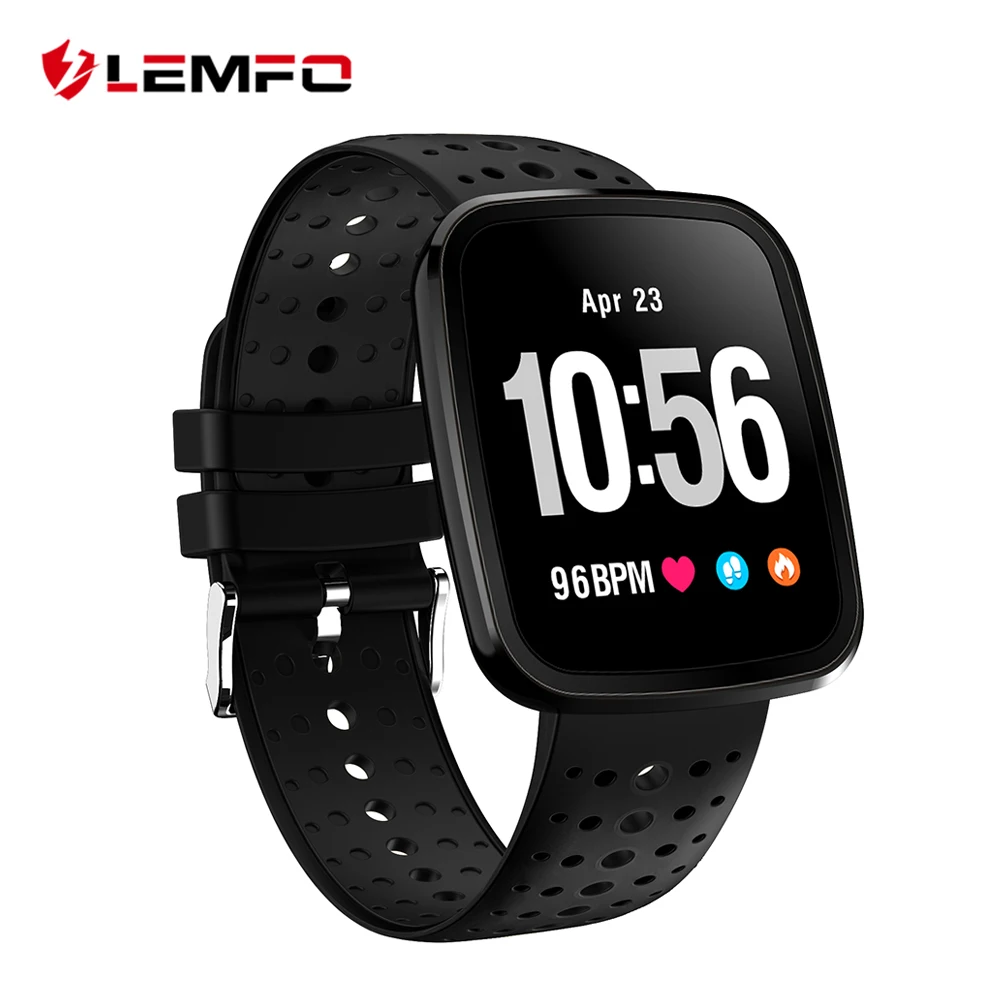 LEMFO V6 Professional Sport Smart Watch Ip67 Waterproof Blood Pressure Heart Rate Monitor 15 days Standby For Android IOS Phone
LEMFO V6 Professional Sport Smart Watch Ip67 Waterproof Blood Pressure Heart Rate Monitor 15 days Standby For Android IOS Phone