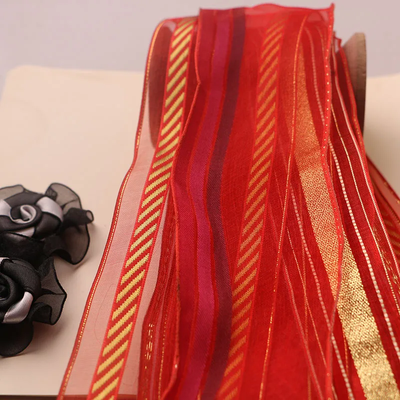 2 yard Red Gold Edge Satin Ribbon high quality gift packaging ribbon wedding ribbons
2 yard Red Gold Edge Satin Ribbon high quality gift packaging ribbon wedding ribbons