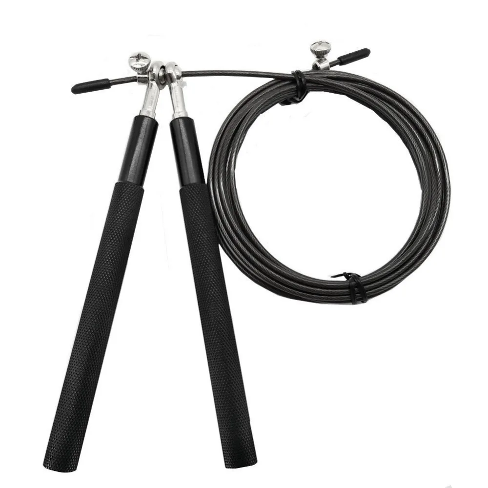 Stainless Steel Jump Rope Crossfit Aluminium Handles Workout Sports MMA Boxing 3M Single Skipping Speed Rope Fitness Training
Stainless Steel Jump Rope Crossfit Aluminium Handles Workout Sports MMA Boxing 3M Single Skipping Speed Rope Fitness Training