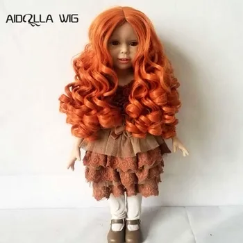 Middle Parting 25-28cm Head circle Curly Doll Wig Without Bangs for 18 inch American doll
Middle Parting 25-28cm Head circle Curly Doll Wig Without Bangs for 18 inch American doll