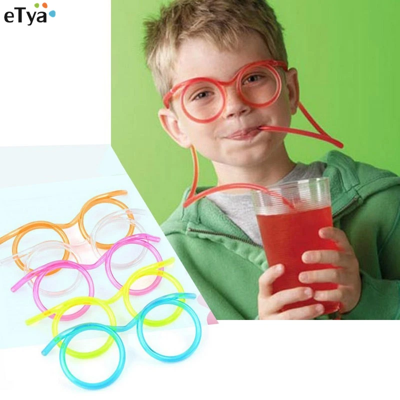 Novelty Soft Flexible Glasses Straw Glasses Drinking Tube Fun Drinking Kids Birthday Party Children Days Gifts
Novelty Soft Flexible Glasses Straw Glasses Drinking Tube Fun Drinking Kids Birthday Party Children Days Gifts