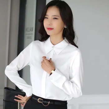 2018 Lady Casual White Chiffon BlousesPlus Size S-3XL Long Sleeve Solid Color Women Office Casual Black Shirts
2018 Lady Casual White Chiffon BlousesPlus Size S-3XL Long Sleeve Solid Color Women Office Casual Black Shirts