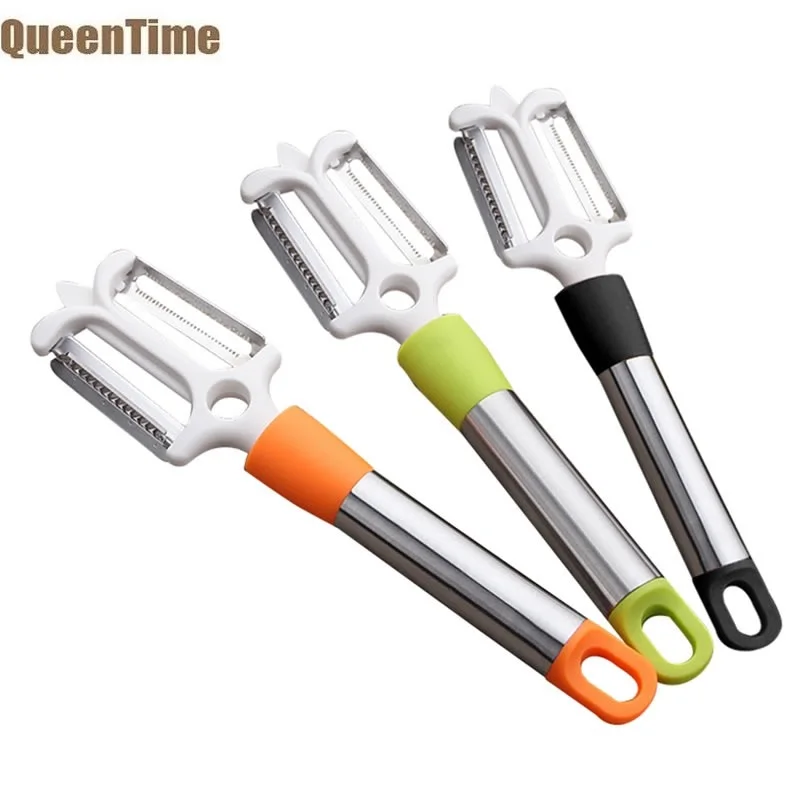 Queentime Stainless Steel Julienne Peeler Fruit Vegetable Grater Potato Carrot Apple Peeling Paring Sharp Cutter Kitchen Tools
Queentime Stainless Steel Julienne Peeler Fruit Vegetable Grater Potato Carrot Apple Peeling Paring Sharp Cutter Kitchen Tools